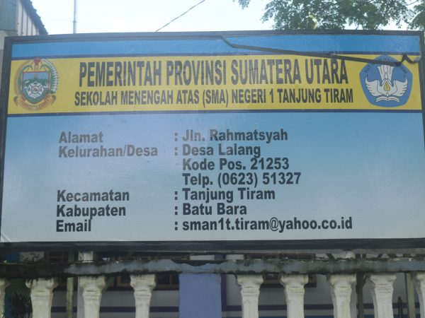 Galeri Lingkungan SMA Negeri 1 Tanjung Tiram